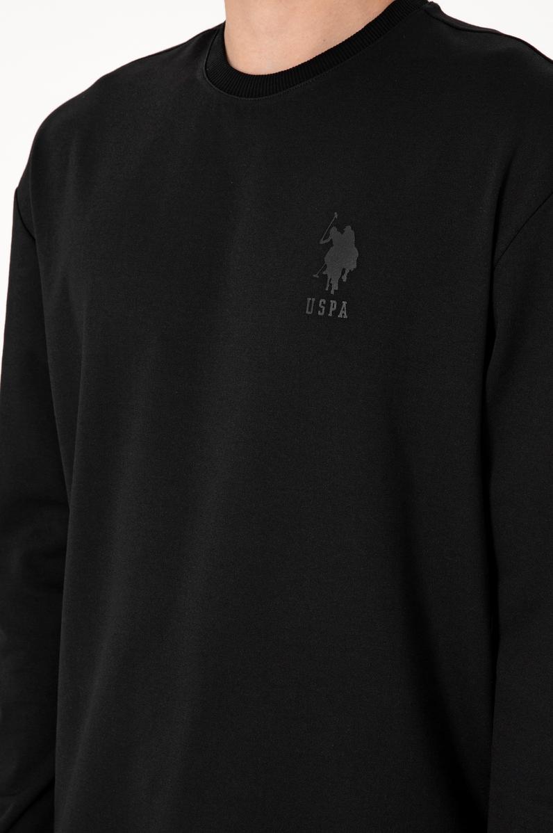 Erkek Siyah Sweatshirt