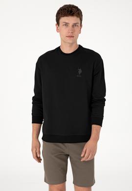 Erkek Siyah Sweatshirt - 50300048047
