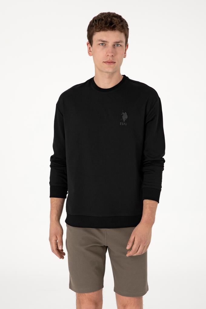 Erkek Siyah Sweatshirt