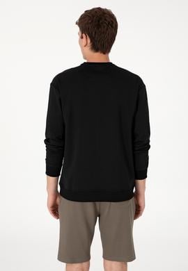 Erkek Siyah Sweatshirt - 50300048047