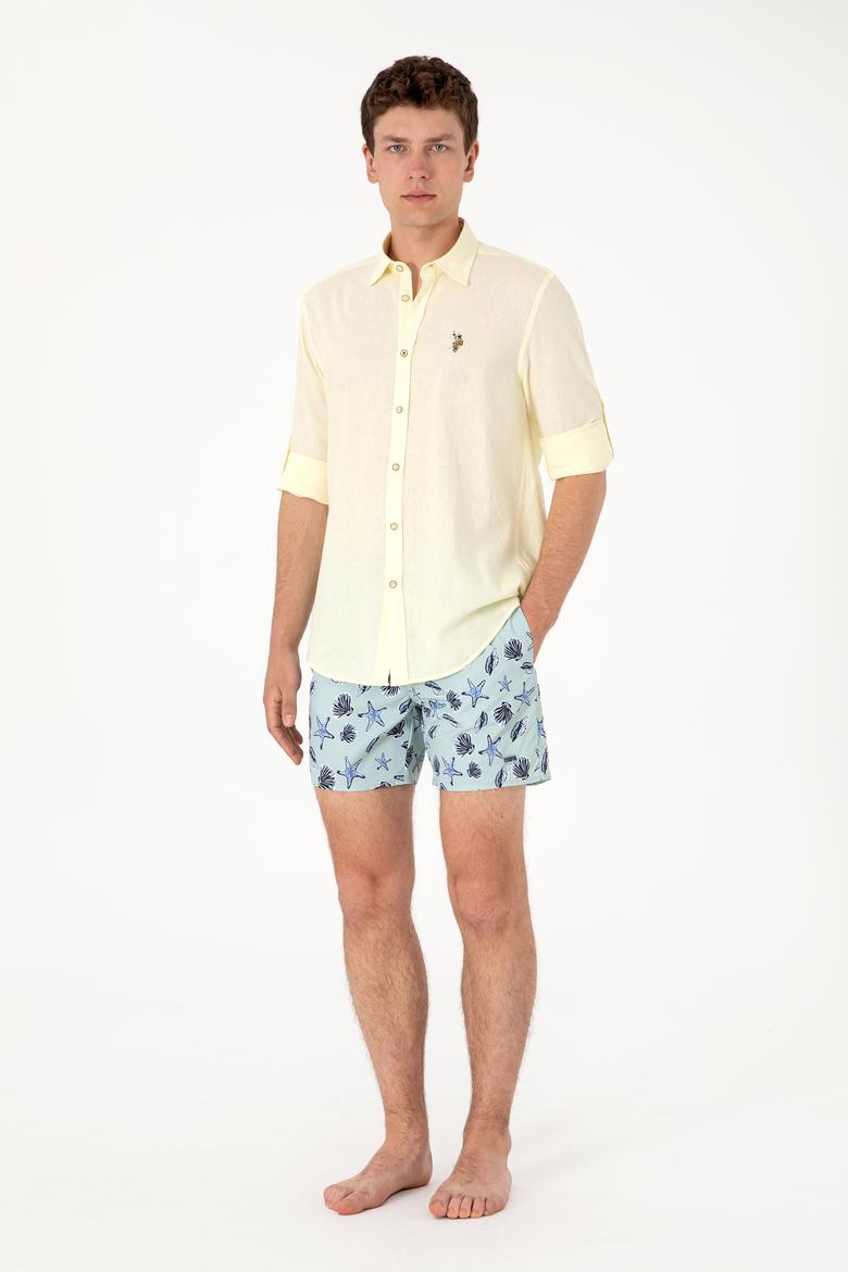 Erkek Su Yeşili Deniz Şortu - 50301284011