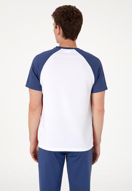 Erkek Regular Fit Bisiklet Yaka Kırmızı Tişört - 50299533016