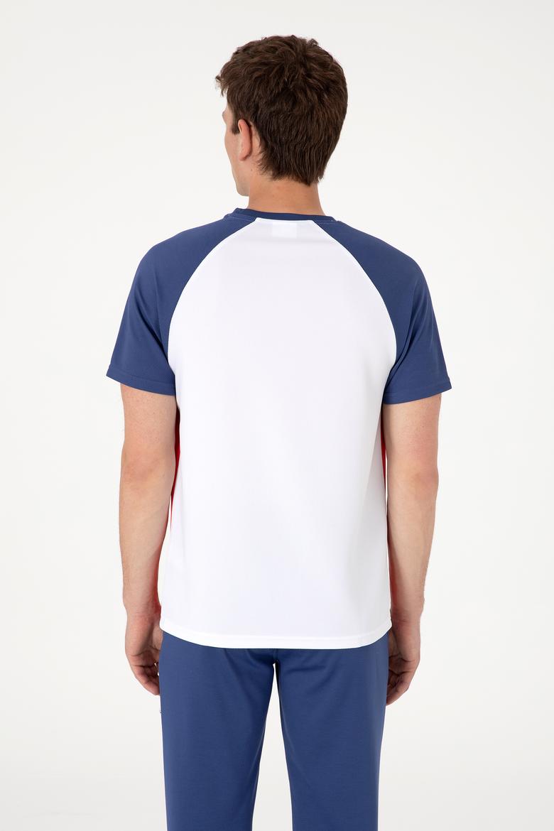 Erkek Regular Fit Bisiklet Yaka Kırmızı Tişört - 50299533016