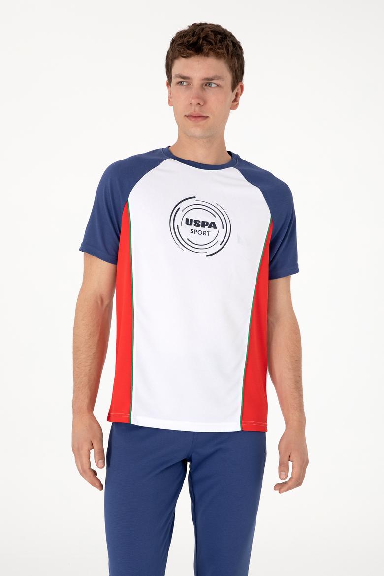 Erkek Regular Fit Bisiklet Yaka Kırmızı Tişört - 50299533016