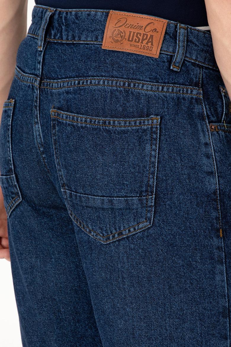 Erkek Koyu Mavi Jean Şort - 50304382007