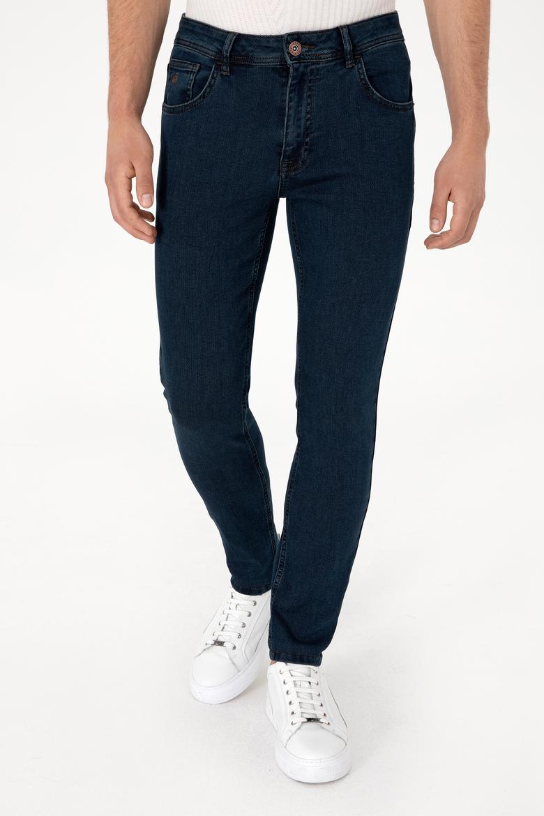 Erkek Koyu Mavi Jean Pantolon - 50304412029