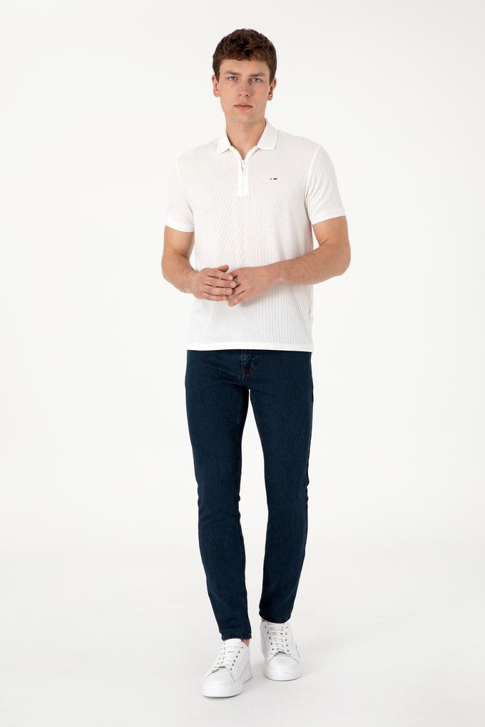 Erkek Koyu Mavi Jean Pantolon