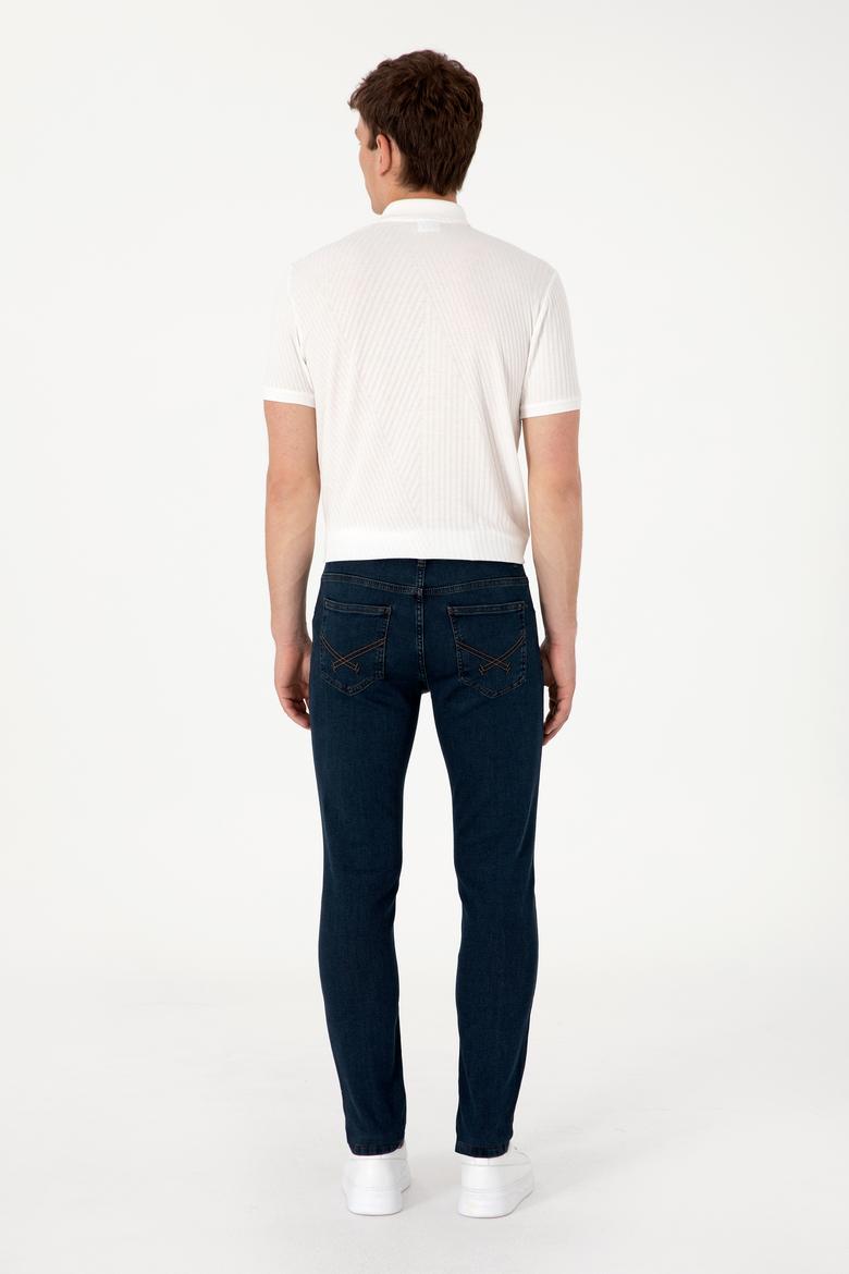 Erkek Koyu Mavi Jean Pantolon - 50304412029