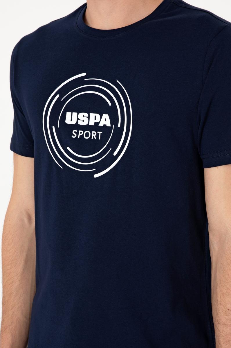 Erkek Regular Fit Bisiklet Yaka Lacivert Tişört