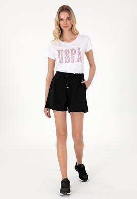 Kadın Siyah Örme Şort - 50305852006