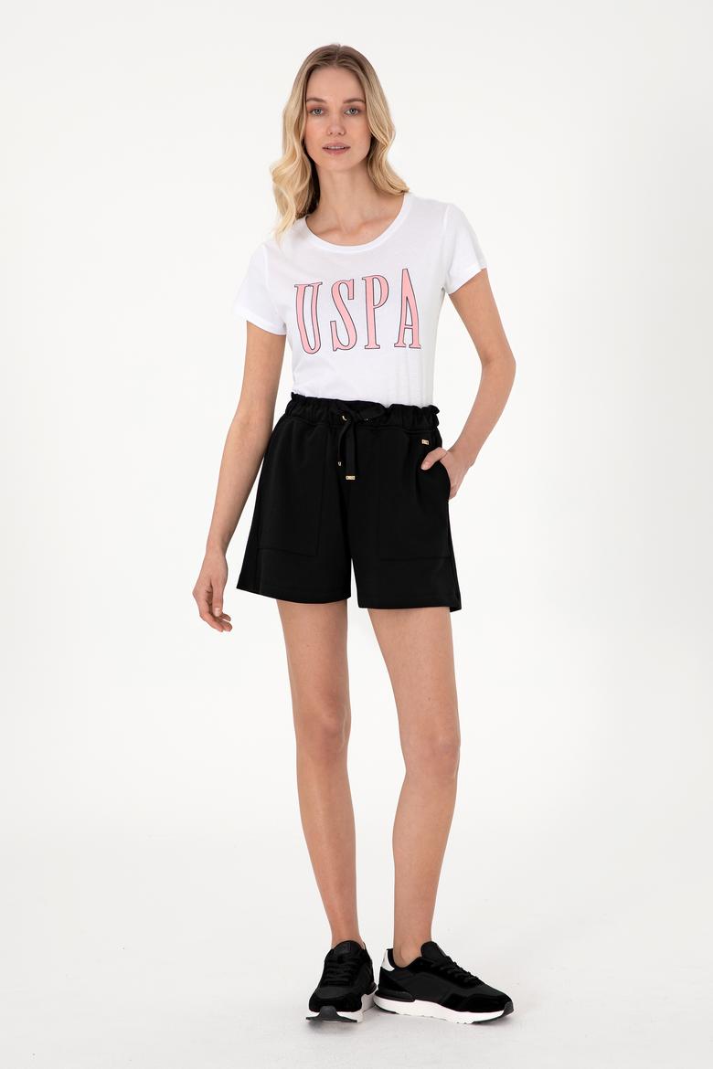 Kadın Siyah Örme Şort