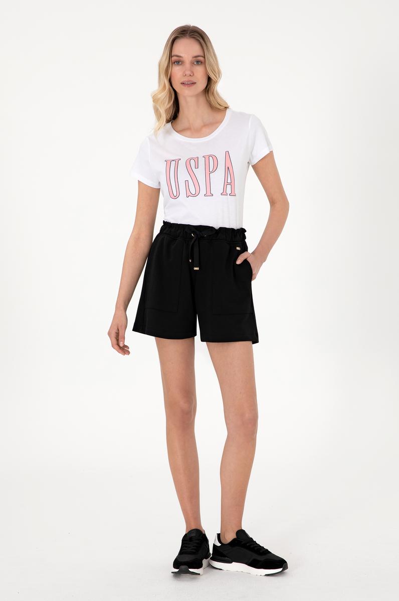 Kadın Siyah Örme Şort