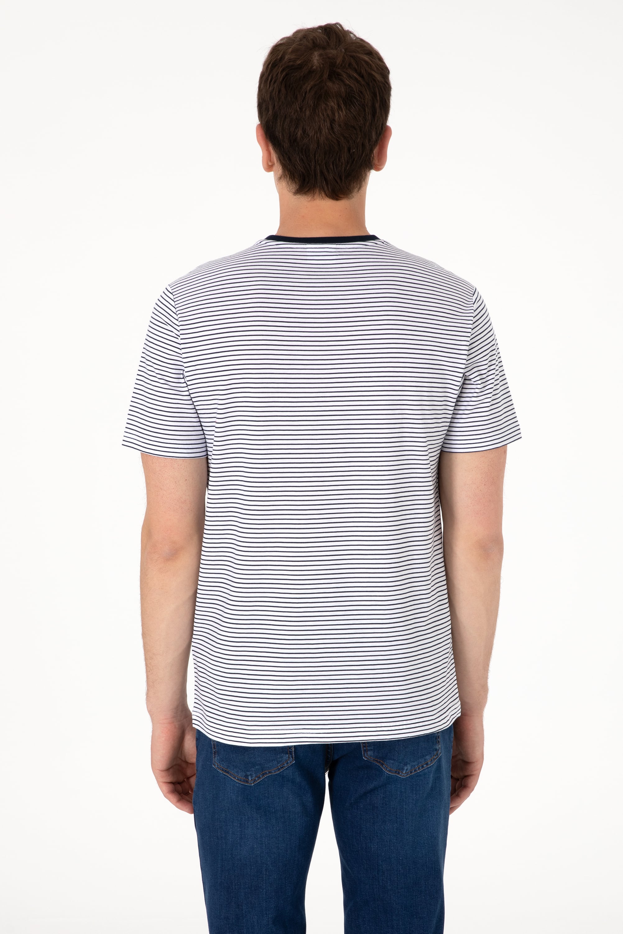تی شرت یقه گرد رگولار یقه گرد مردانه یو اس پولو | U.S. Polo Assn. - تصویر 5