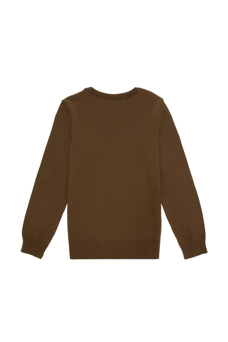 Erkek Çocuk Haki Basic Kazak - 50288893066