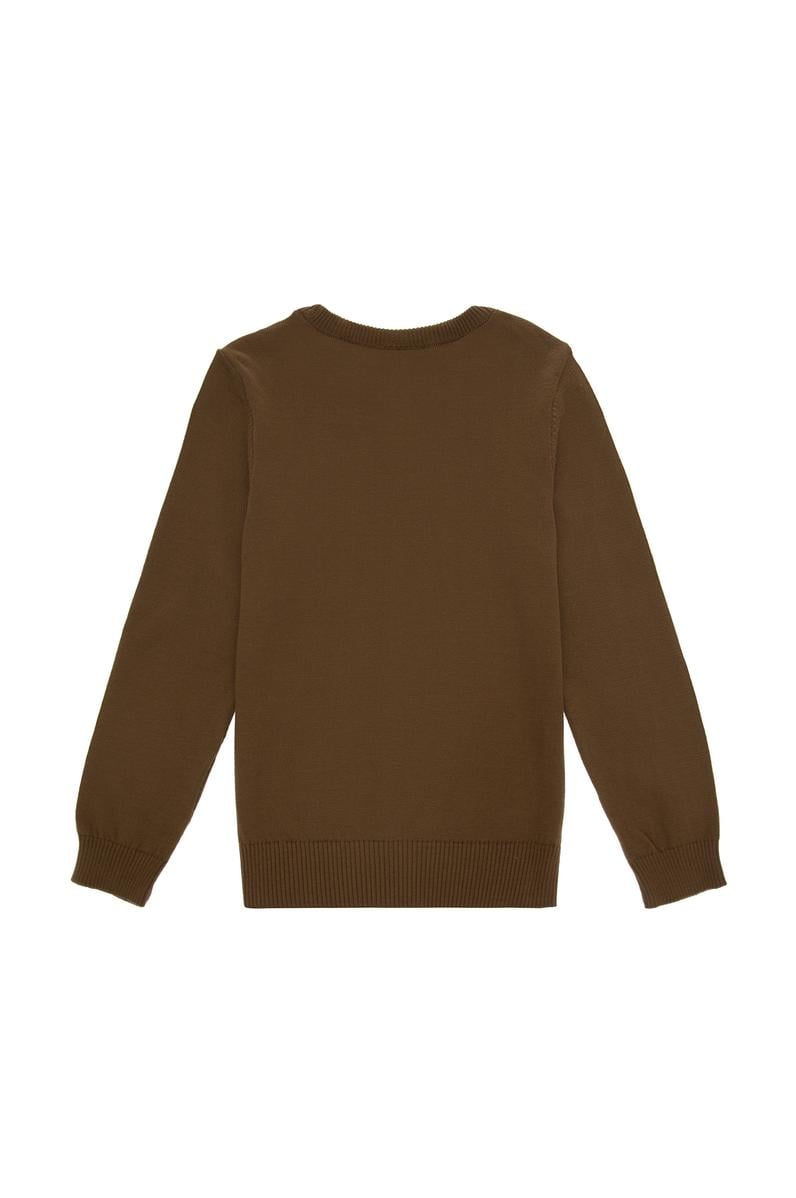 Erkek Çocuk Haki Basic Kazak