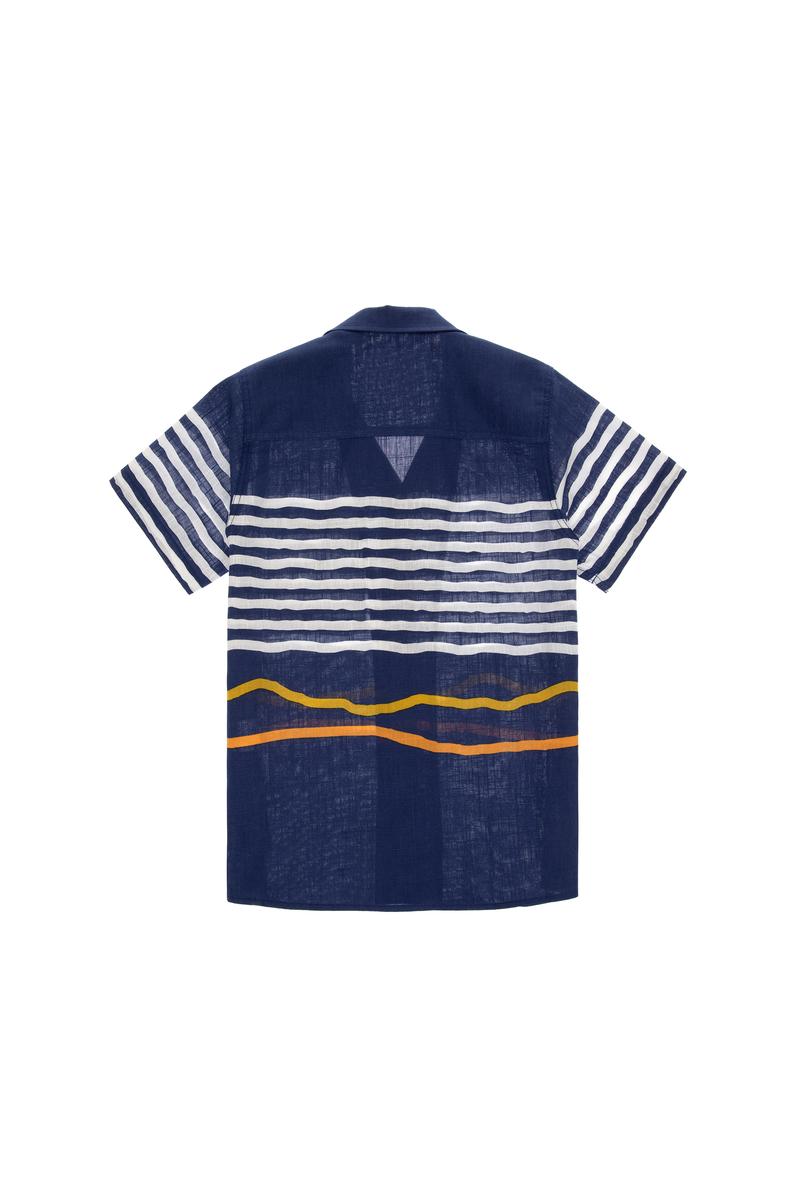 Erkek Çocuk Lacivert Kısa Kollu Comfort Gömlek