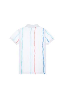 Erkek Çocuk Beyaz Polo Yaka Tişört - 50299664007