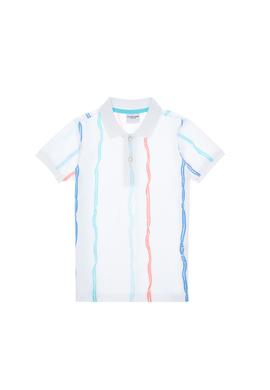 Erkek Çocuk Beyaz Polo Yaka Tişört - 50299664007