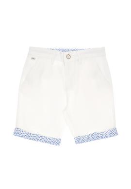 Erkek Çocuk Beyaz Dokuma Şort - 50300564014