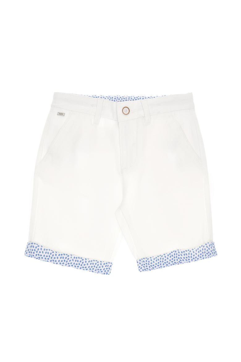 Erkek Çocuk Beyaz Dokuma Şort - 50300564014