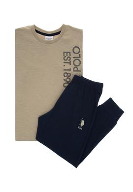 Erkek Çocuk Açık Haki Pijama Takımı - 50294341018