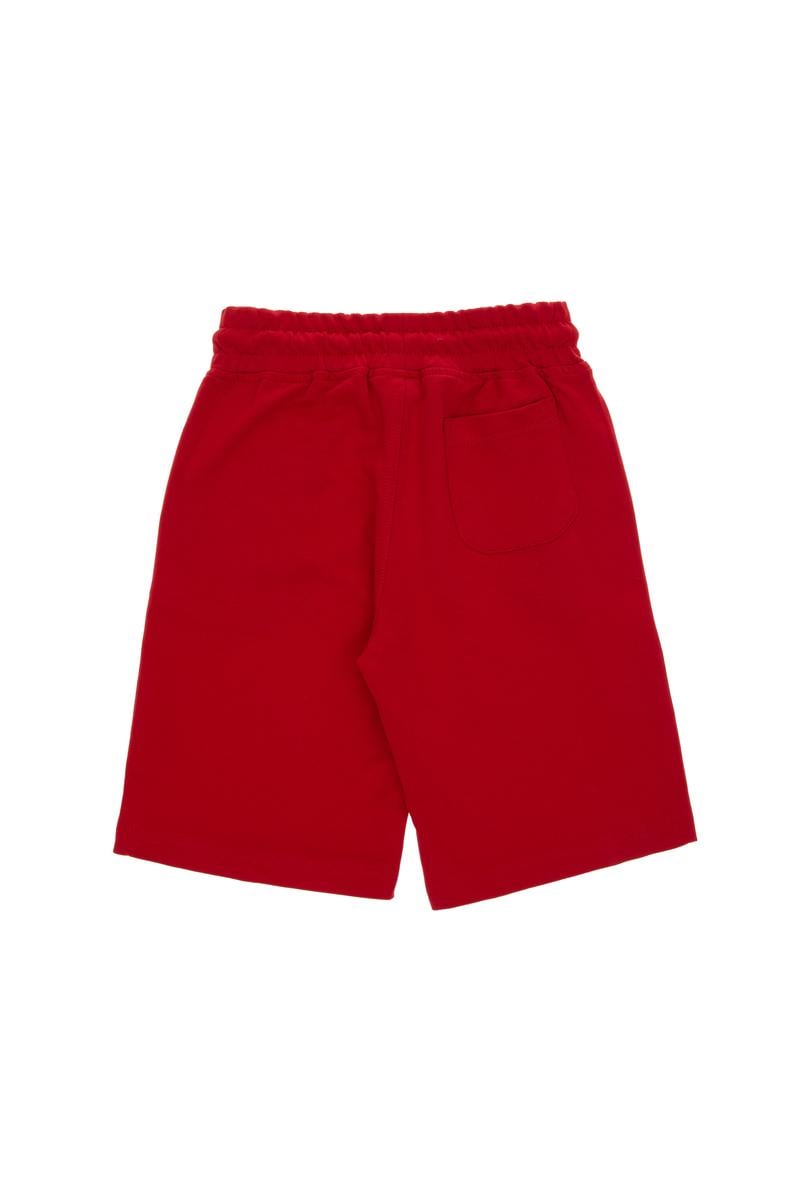Erkek Çocuk Kırmızı Örme Şort