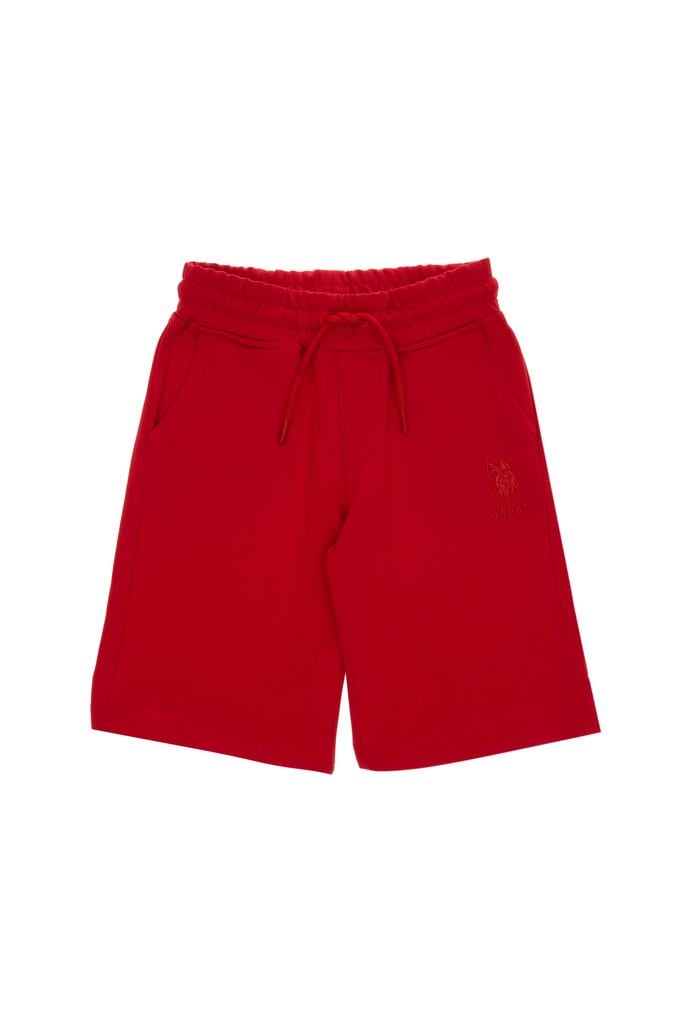 Erkek Çocuk Kırmızı Örme Şort