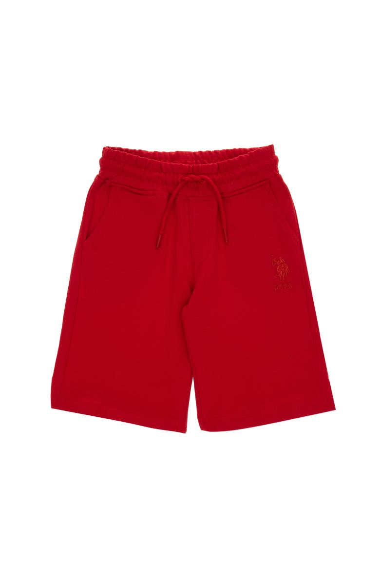 Erkek Çocuk Kırmızı Örme Şort