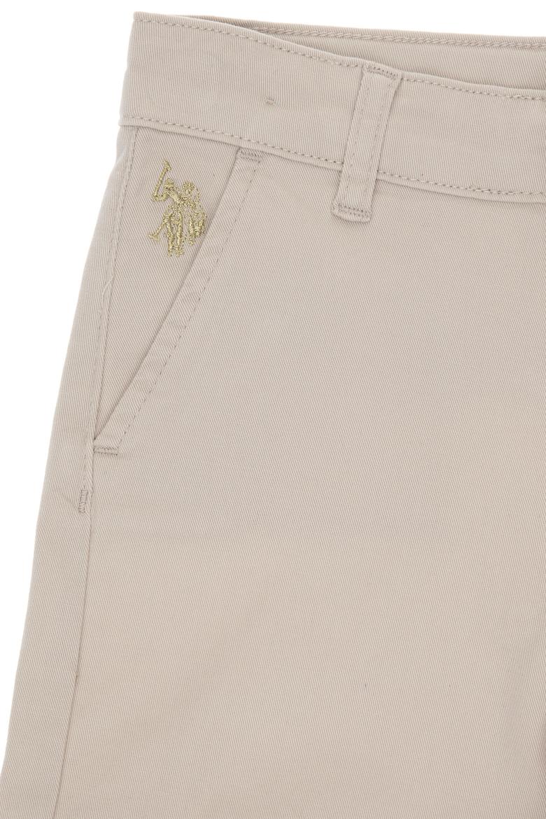 Kız Çocuk Bej Cepli Dokuma Şort - 50309143012