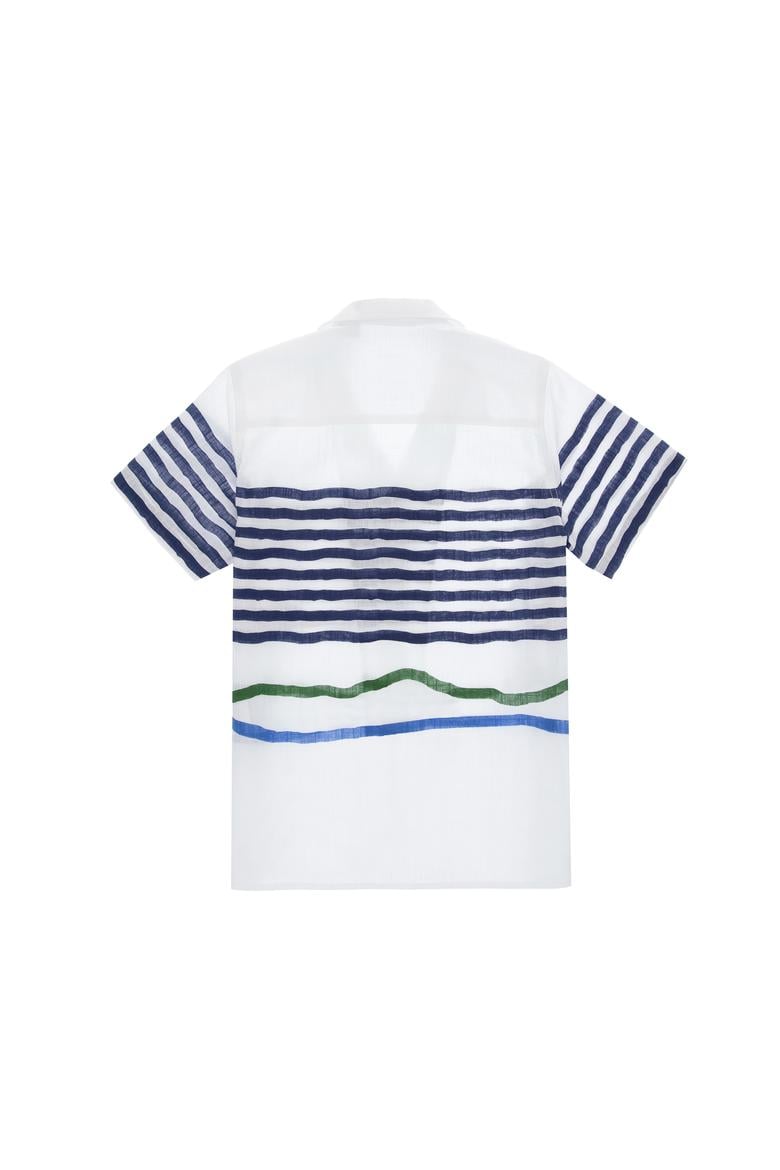 Erkek Çocuk Beyaz Kısa Kollu Comfort Gömlek - 50306574003