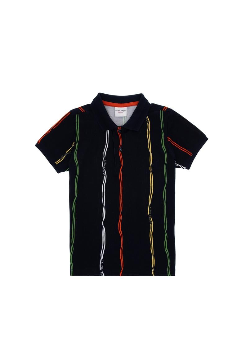 Erkek Çocuk Lacivert Polo Yaka Tişört