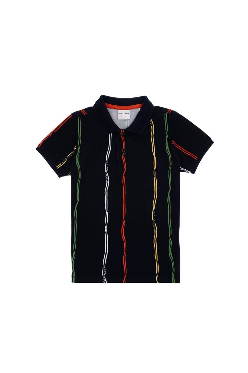 Erkek Çocuk Lacivert Polo Yaka Tişört