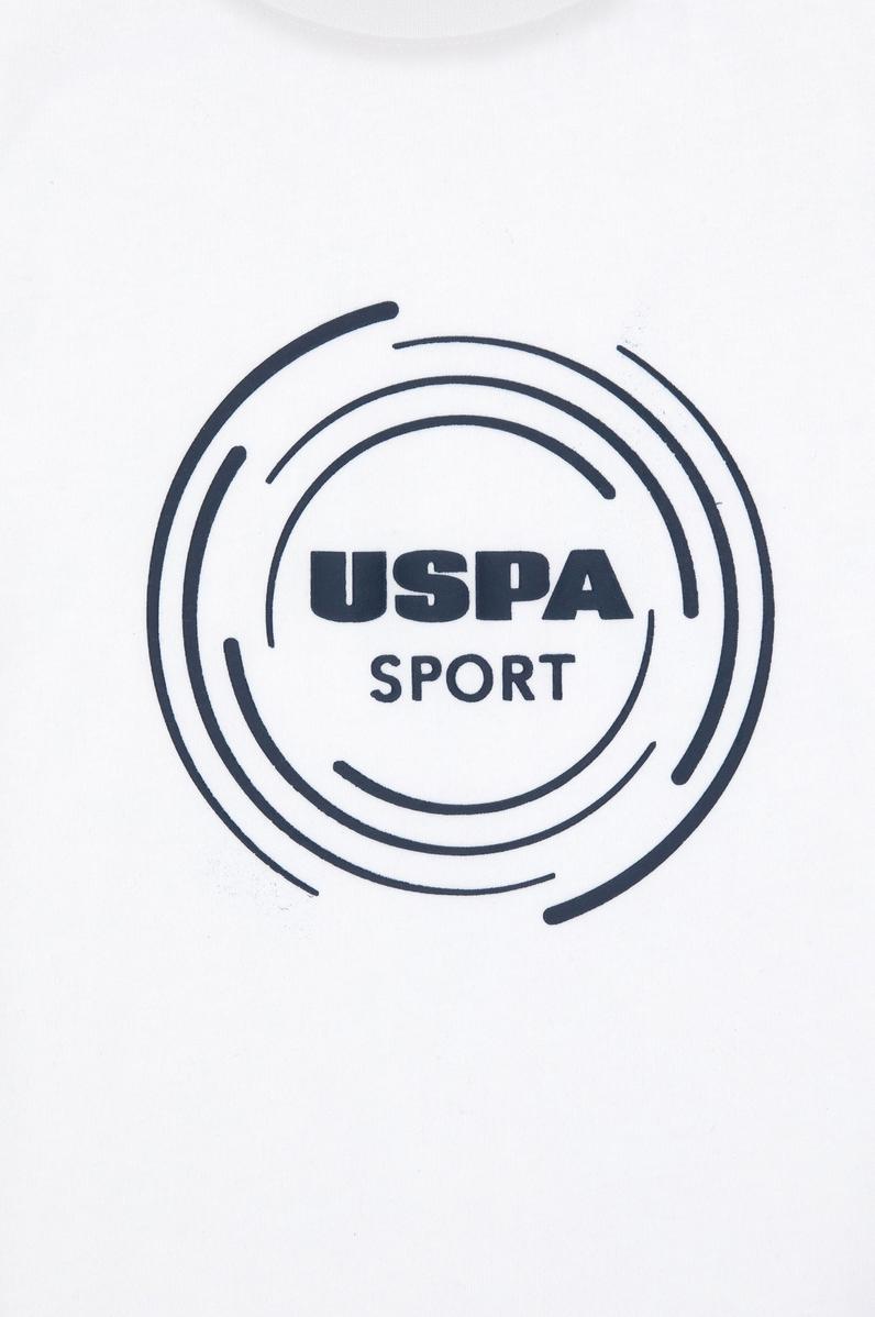 Erkek Çocuk Beyaz Bisiklet Yaka Tişört