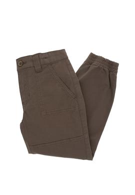 Erkek Çocuk Vizon Kanvas Pantolon - 50301022045