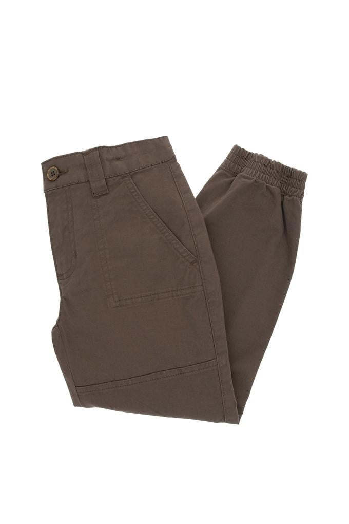 Erkek Çocuk Vizon Kanvas Pantolon