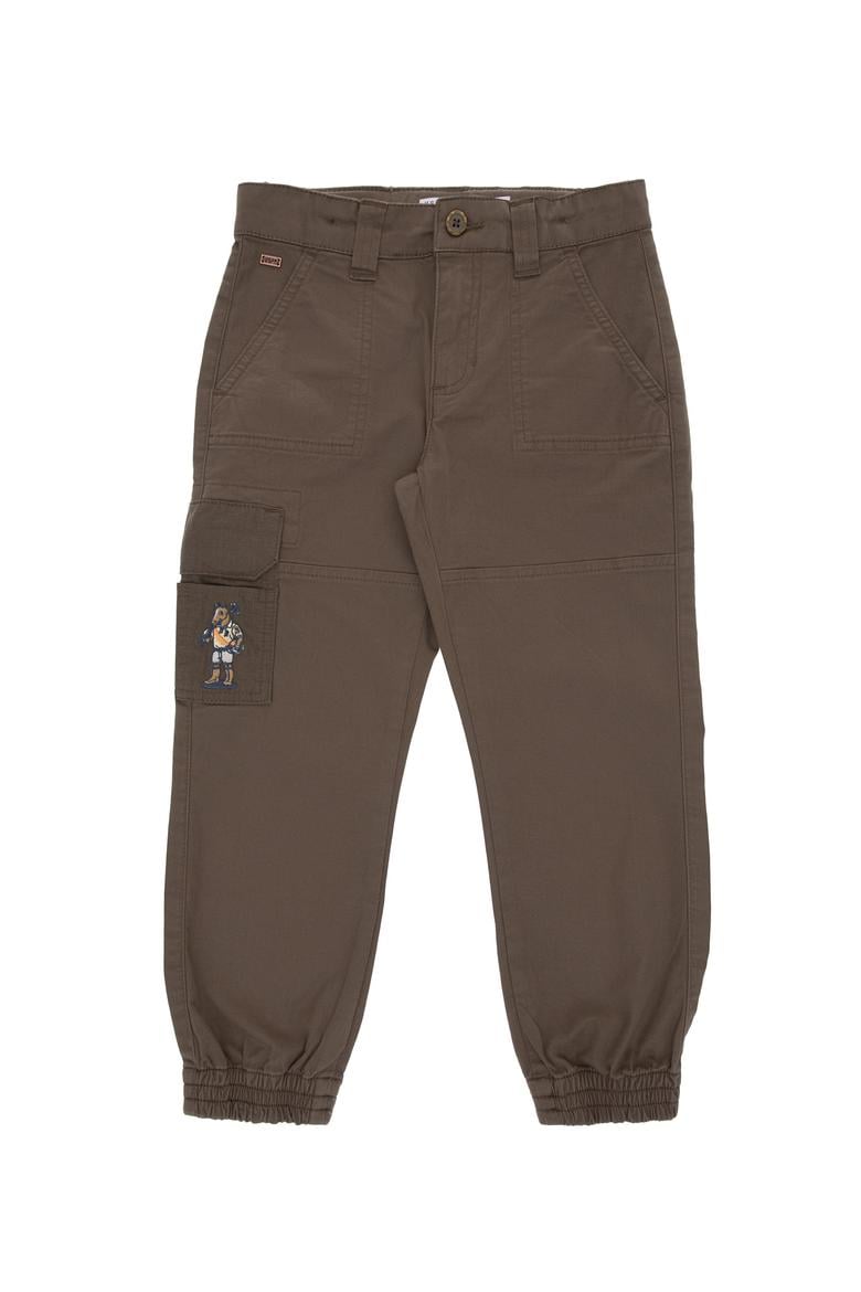 Erkek Çocuk Vizon Kanvas Pantolon - 50301022045