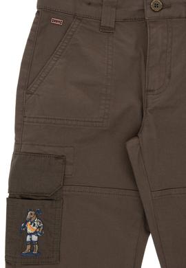 Erkek Çocuk Vizon Kanvas Pantolon - 50301022045