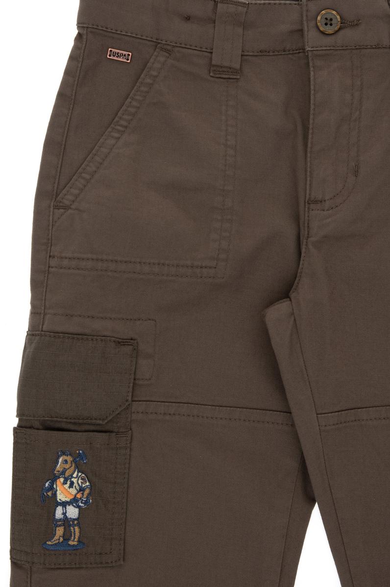 Erkek Çocuk Vizon Kanvas Pantolon