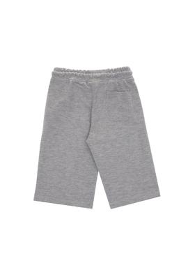 Erkek Çocuk Gri Melanj Örme Şort - 50298078089