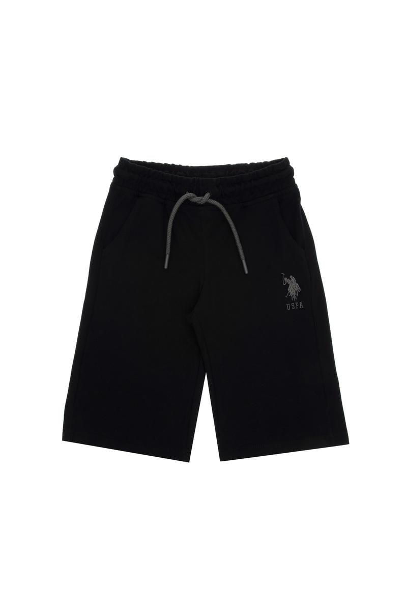 Erkek Çocuk Siyah Örme Şort