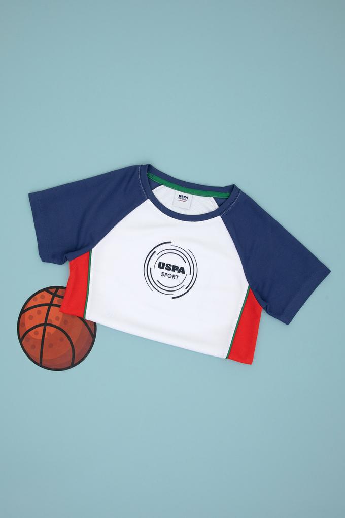 Erkek Çocuk Lacivert Bisiklet Yaka Tişört