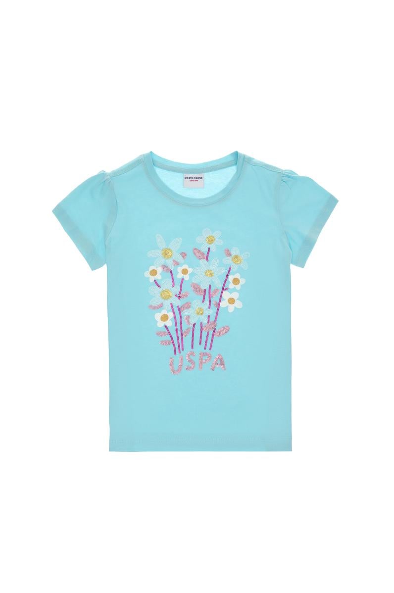 Kız Çocuk Aqua Tişört