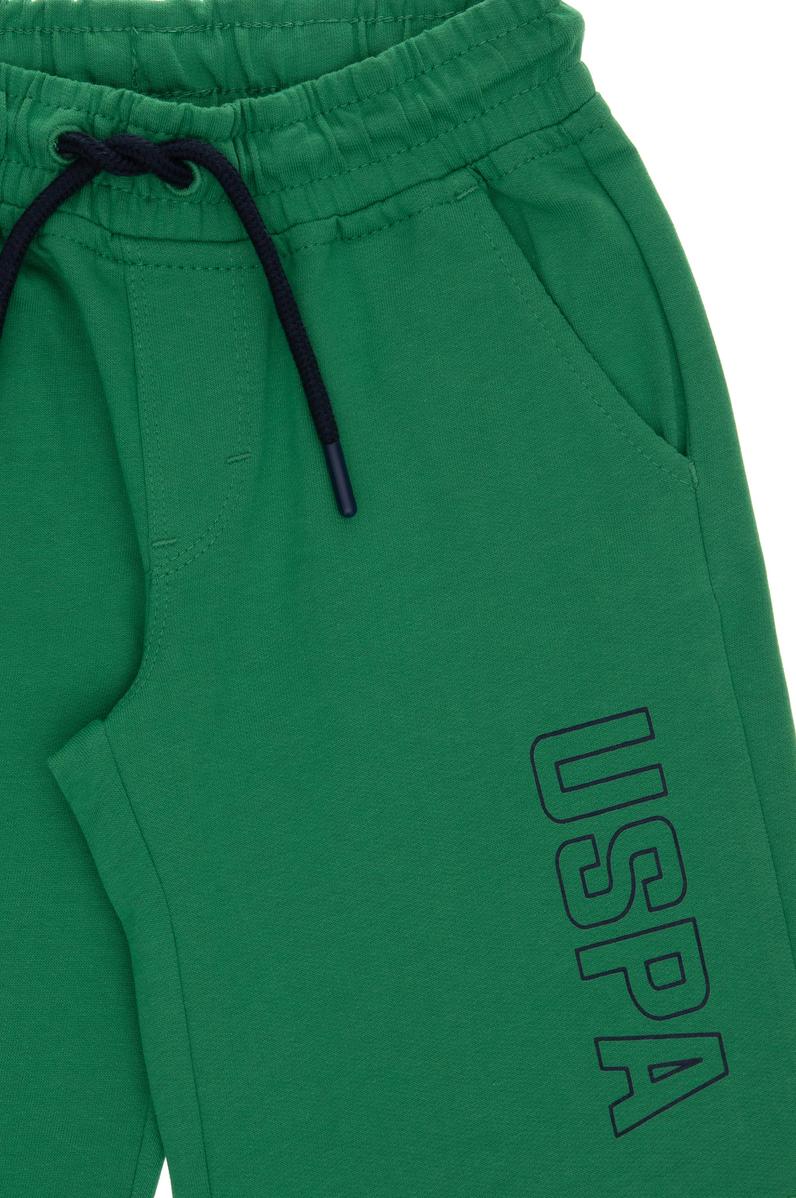 Erkek Çocuk Yeşil Örme Şort