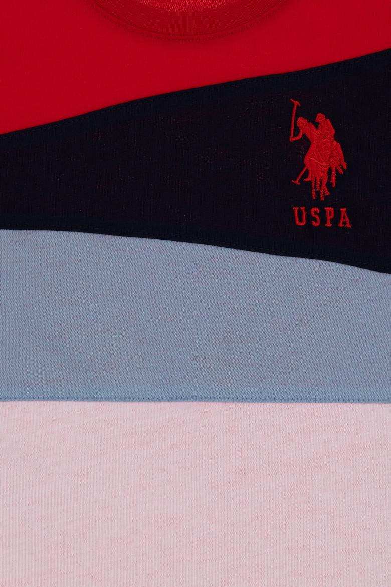 Erkek Çocuk Kırmızı Bisiklet Yaka Tişört - 50307161020