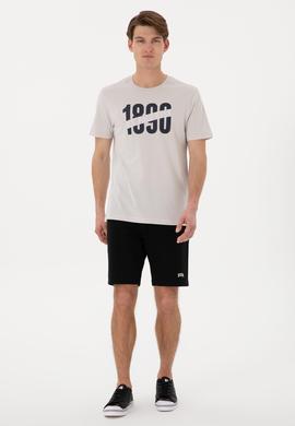 Erkek Siyah Örme Şort - 50305933029