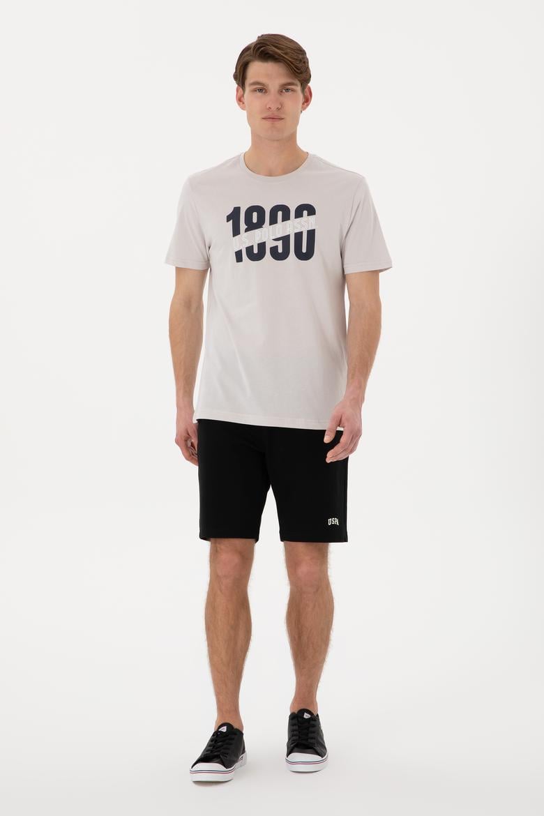 Erkek Siyah Örme Şort