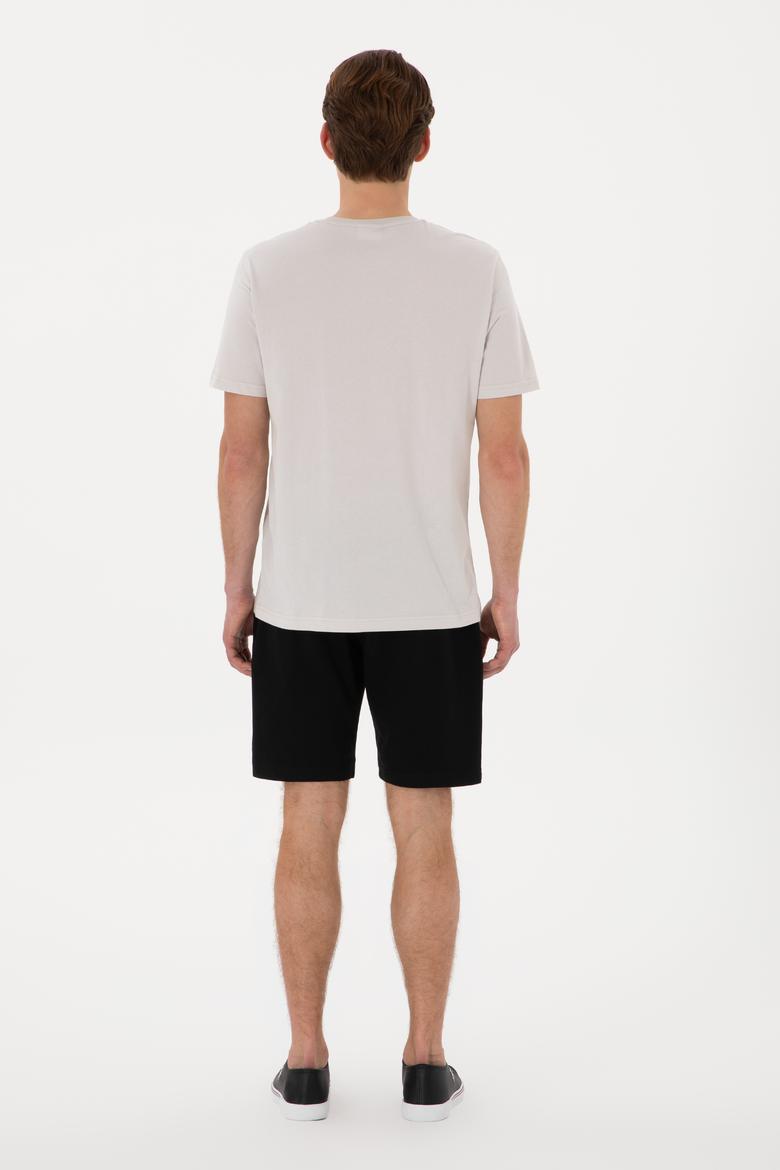 Erkek Siyah Örme Şort - 50305933029