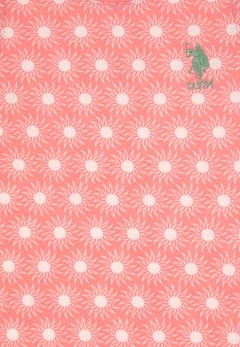 Kız Çocuk Pembe Kolsuz Bisiklet Yaka A-Form Desenli Örme Elbise - 50306240020