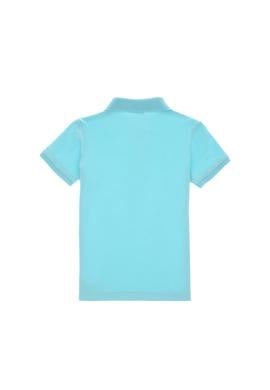 Kız Çocuk Aqua Polo Yaka Basic Tişört - 50306036118