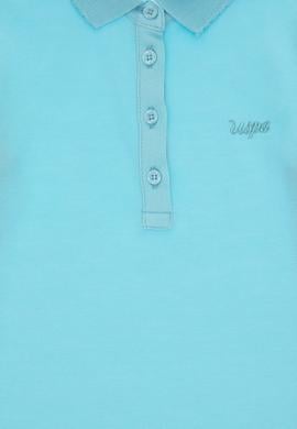 Kız Çocuk Aqua Polo Yaka Basic Tişört - 50306036118